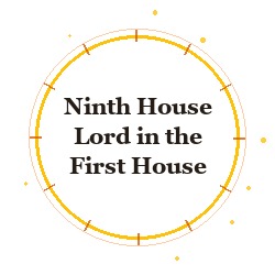 Ninth House Lord in the First House